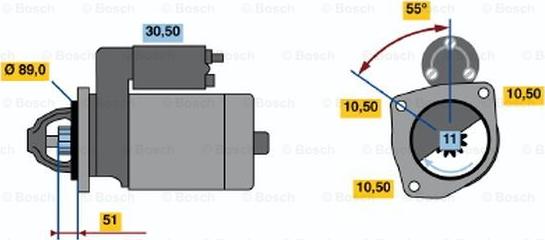 BOSCH 0 001 230 002 - Starter www.molydon.hr