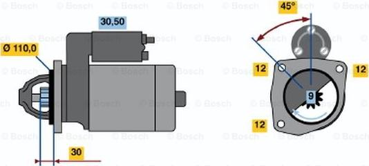 BOSCH 0 001 231 010 - Starter www.molydon.hr