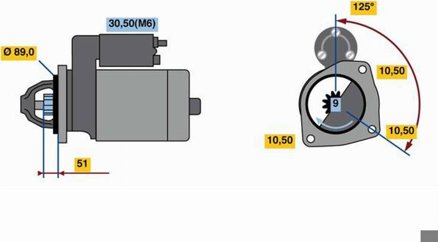 BOSCH 0001230027 - Starter www.molydon.hr