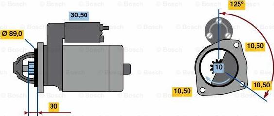 BOSCH 0 001 231 045 - Starter www.molydon.hr