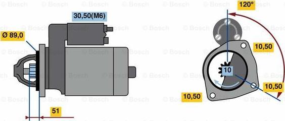 BOSCH 0 001 263 022 - Starter www.molydon.hr