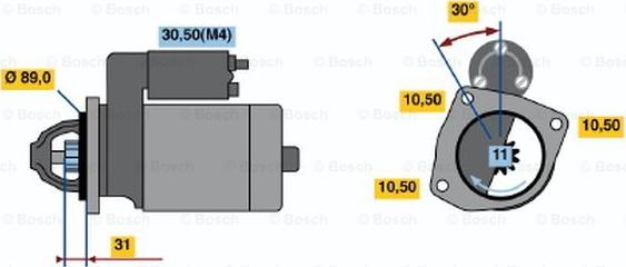 BOSCH 0 001 368 319 - Starter www.molydon.hr