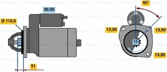 BOSCH 0 001 231 040 - Starter www.molydon.hr