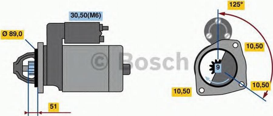 BOSCH 0 001 231 033 - Starter www.molydon.hr