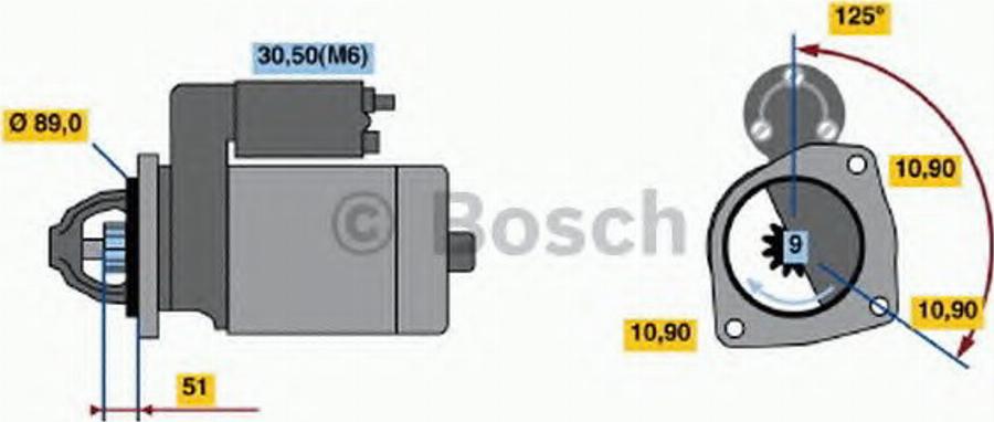 BOSCH 0 001 231 032 - Starter www.molydon.hr