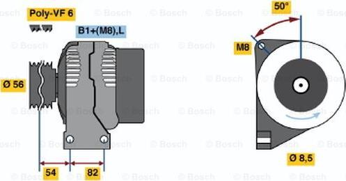 BOSCH 0 124 625 024 - Alternator www.molydon.hr