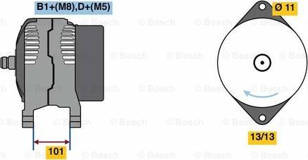 BOSCH 0 124 525 203 - Alternator www.molydon.hr