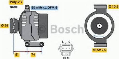 BOSCH 0 124 315 019 - Alternator www.molydon.hr