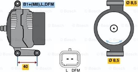 BOSCH 0 124 325 185 - Alternator www.molydon.hr