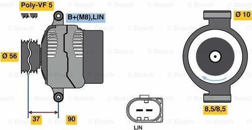 BOSCH 0 125 711 048 - Alternator www.molydon.hr