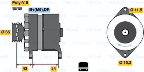 BOSCH 0 120 450 025 - Alternator www.molydon.hr