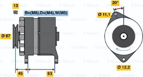 BOSCH 0 120 469 999 - Alternator www.molydon.hr