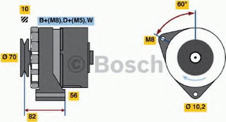 BOSCH 0 120 469 991 - Alternator www.molydon.hr