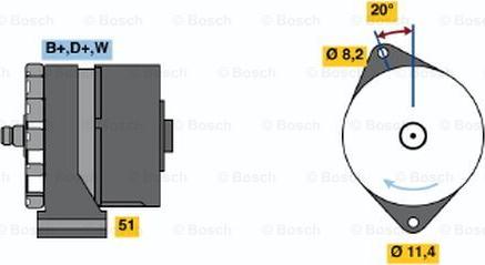 BOSCH 0 120 469 523 - Alternator www.molydon.hr