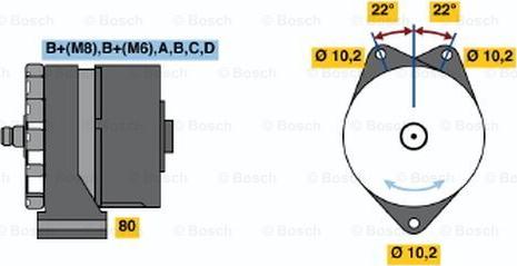 BOSCH 0 120 469 692 - Alternator www.molydon.hr