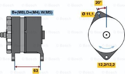 BOSCH 0 120 469 048 - Alternator www.molydon.hr