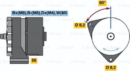 BOSCH 0 120 469 043 - Alternator www.molydon.hr