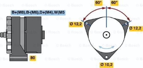 BOSCH 0 120 469 040 - Alternator www.molydon.hr