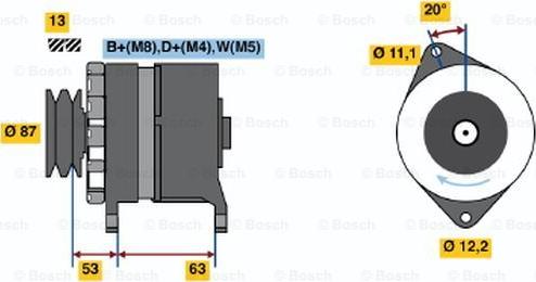 BOSCH 0 120 469 010 - Alternator www.molydon.hr