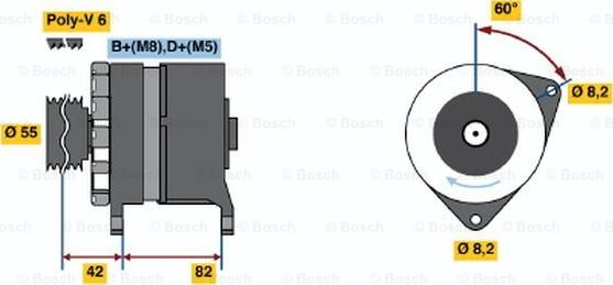 BOSCH 0 120 469 017 - Alternator www.molydon.hr