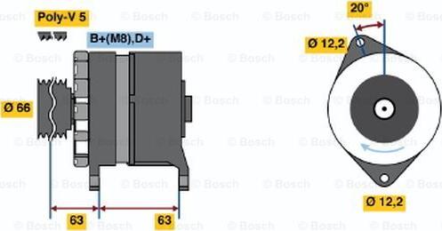 BOSCH 0 120 469 034 - Alternator www.molydon.hr