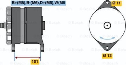 BOSCH 0 120 469 033 - Alternator www.molydon.hr