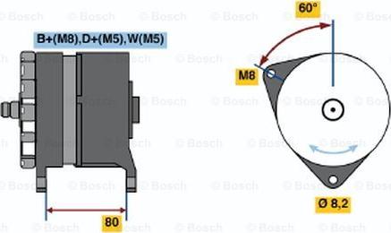 BOSCH 0 120 469 032 - Alternator www.molydon.hr