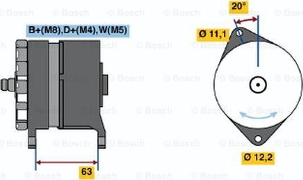 BOSCH 0 120 469 113 - Alternator www.molydon.hr