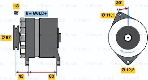 BOSCH 0 120 469 849 - Alternator www.molydon.hr