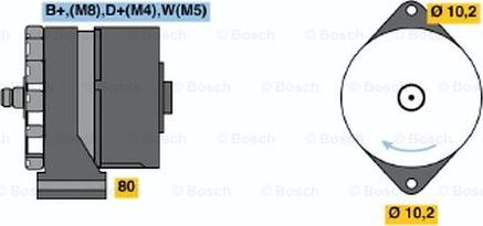 BOSCH 0 120 469 807 - Alternator www.molydon.hr