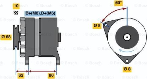 BOSCH 0 120 469 830 - Alternator www.molydon.hr