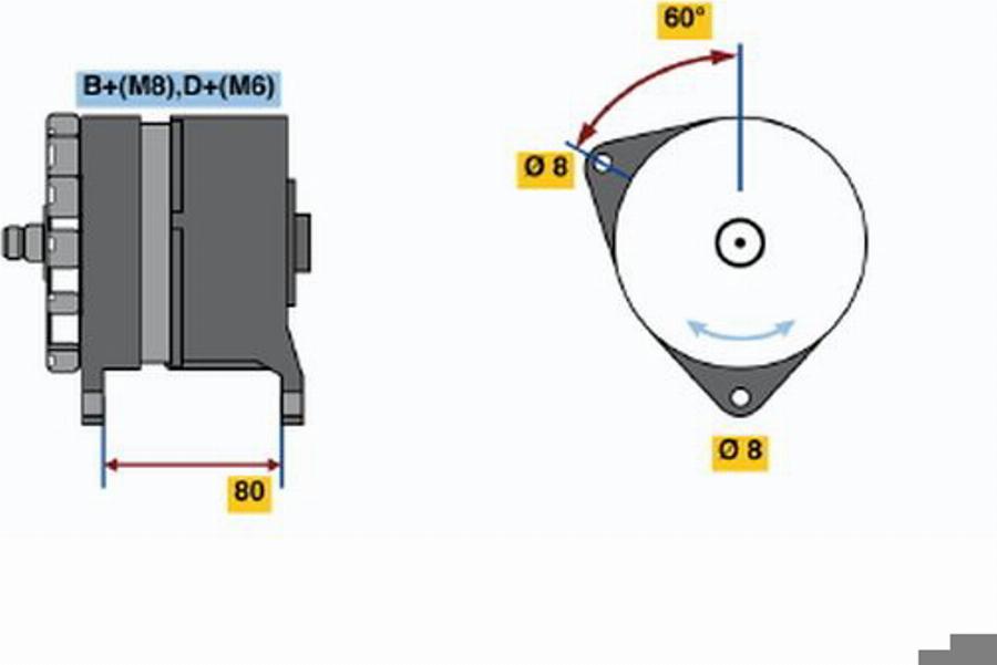 BOSCH 0120469829 - Alternator www.molydon.hr