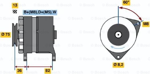 BOSCH 0 120 469 781 - Alternator www.molydon.hr