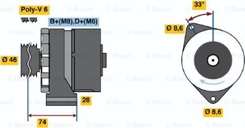 BOSCH 0 120 468 049 - Alternator www.molydon.hr