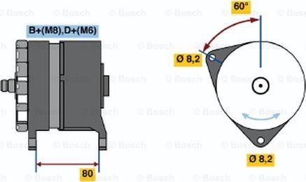 BOSCH 0 120 468 007 - Alternator www.molydon.hr