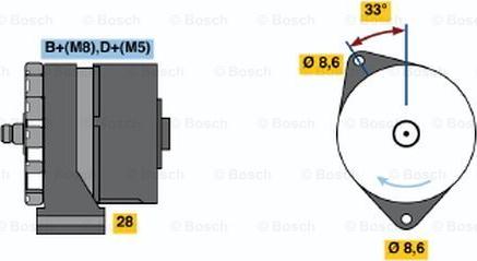 BOSCH 0 120 468 030 - Alternator www.molydon.hr