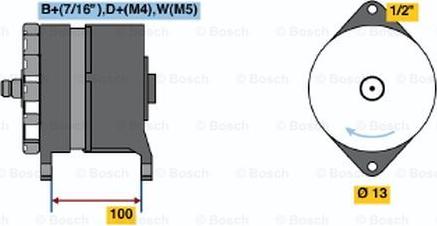 BOSCH 0 986 043 480 - Alternator www.molydon.hr