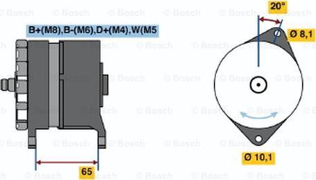 BOSCH 0 120 468 140 - Alternator www.molydon.hr