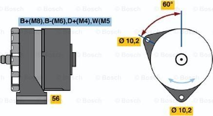 BOSCH 0 120 468 161 - Alternator www.molydon.hr