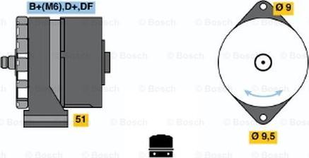 BOSCH 0 120 400 706 - Alternator www.molydon.hr