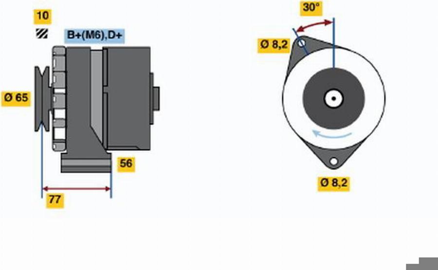 BOSCH 0120489111 - Alternator www.molydon.hr