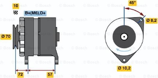 BOSCH 0 986 034 730 - Alternator www.molydon.hr