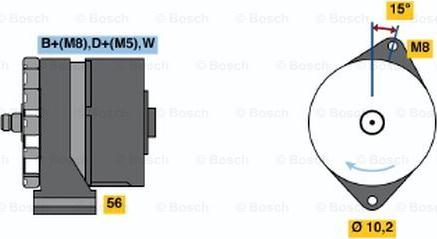 BOSCH 0 120 489 376 - Alternator www.molydon.hr