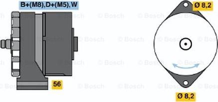 BOSCH 0 120 484 012 - Alternator www.molydon.hr