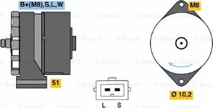 BOSCH 0 120 488 296 - Alternator www.molydon.hr