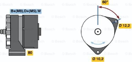 BOSCH 0 120 484 022 - Alternator www.molydon.hr