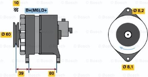 BOSCH 0 120 488 012 - Alternator www.molydon.hr