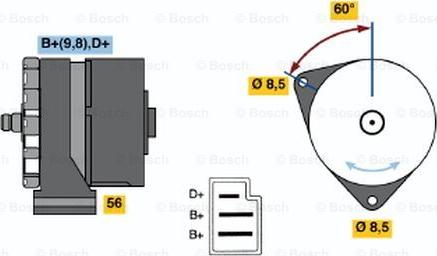 BOSCH 0 120 488 118 - Alternator www.molydon.hr