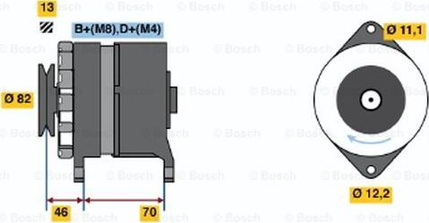 BOSCH 0 120 488 252 - Alternator www.molydon.hr