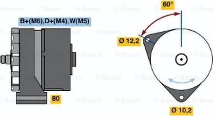 BOSCH 0 986 031 450 - Alternator www.molydon.hr